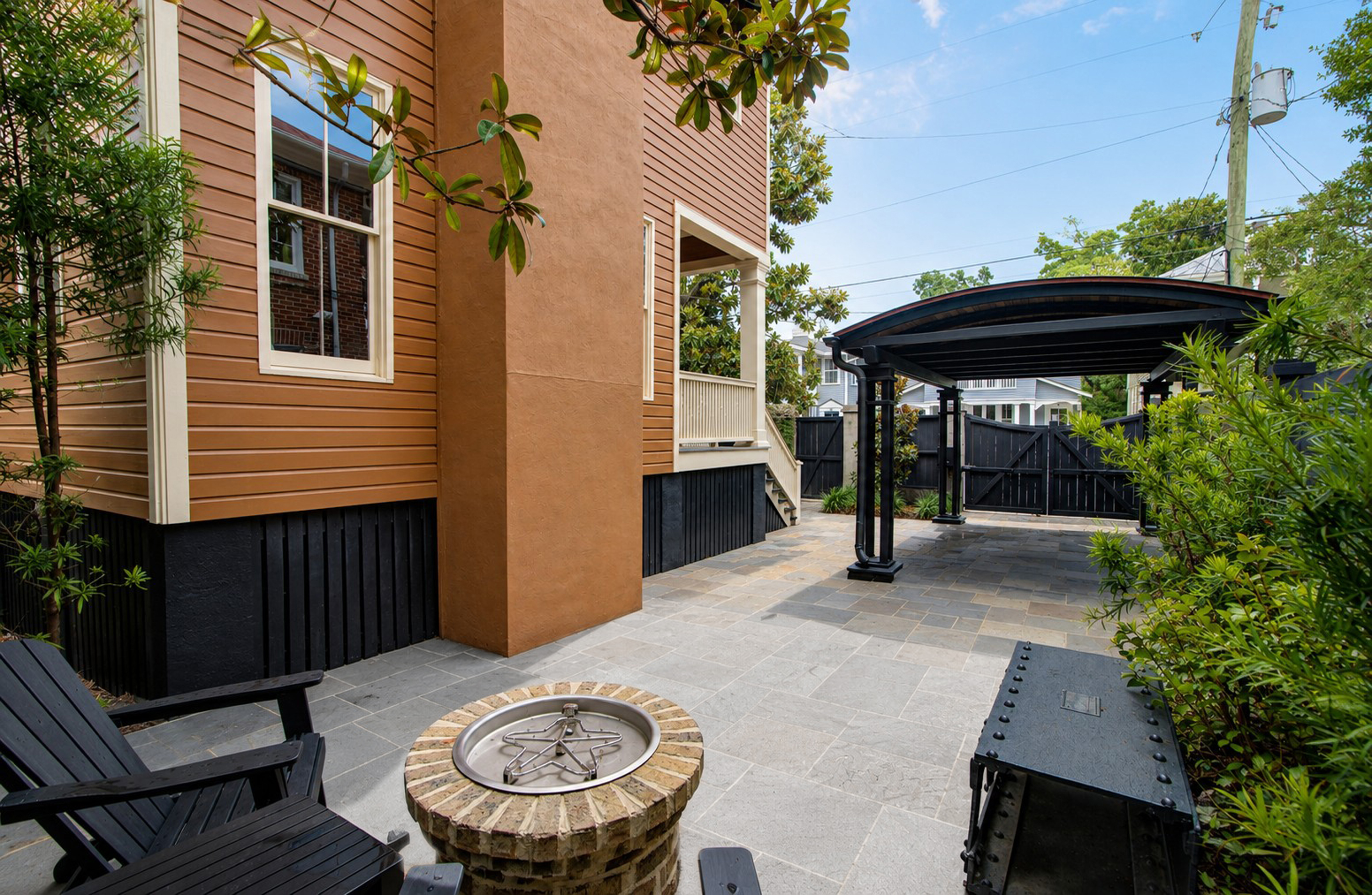 Private courtyard and exterior living space